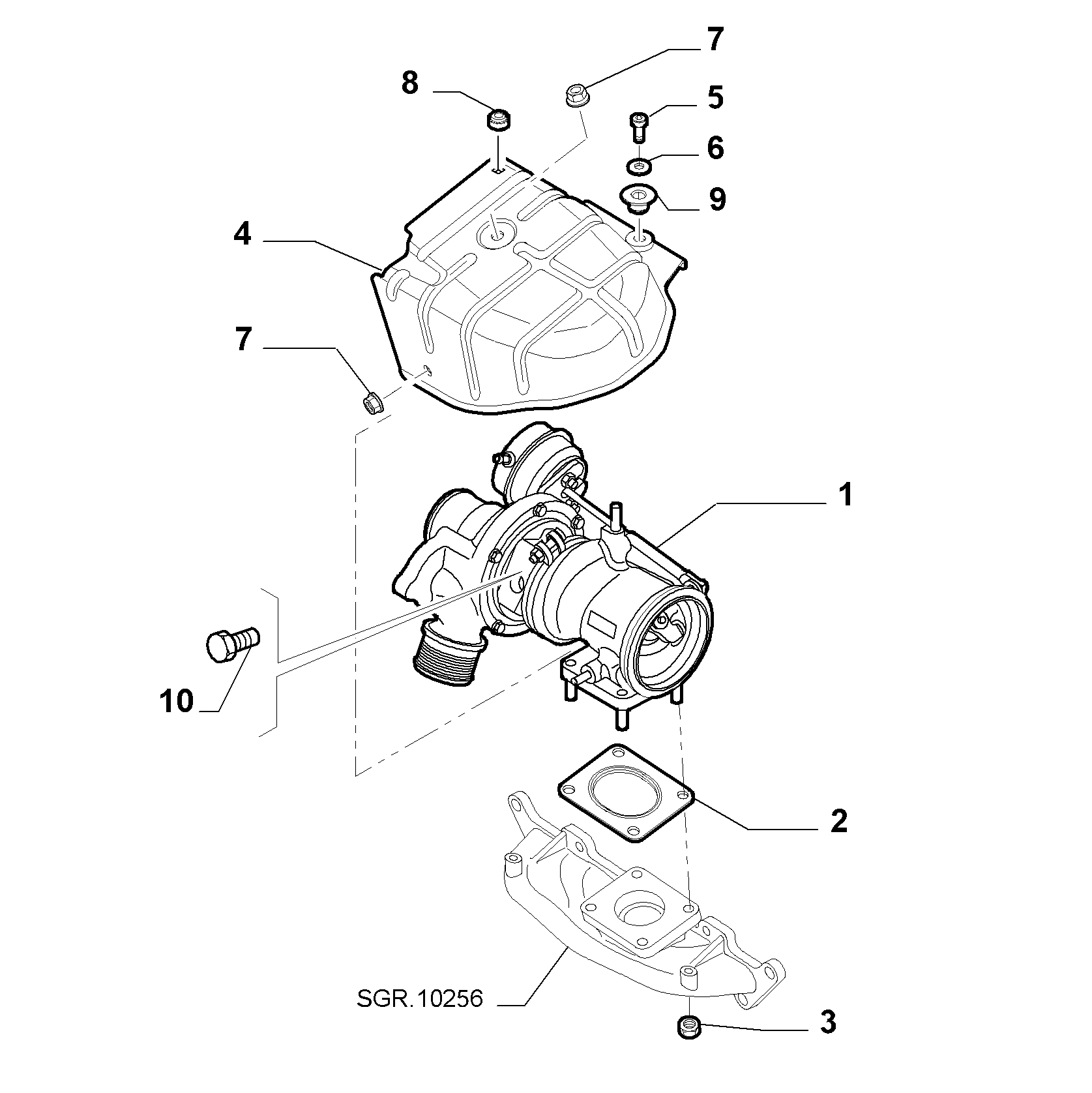 10252-010 TURBOCOMPRESSOR AND PRECATALYSER