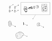 55202-020 KEY KIT AND OPENING SYSTEM