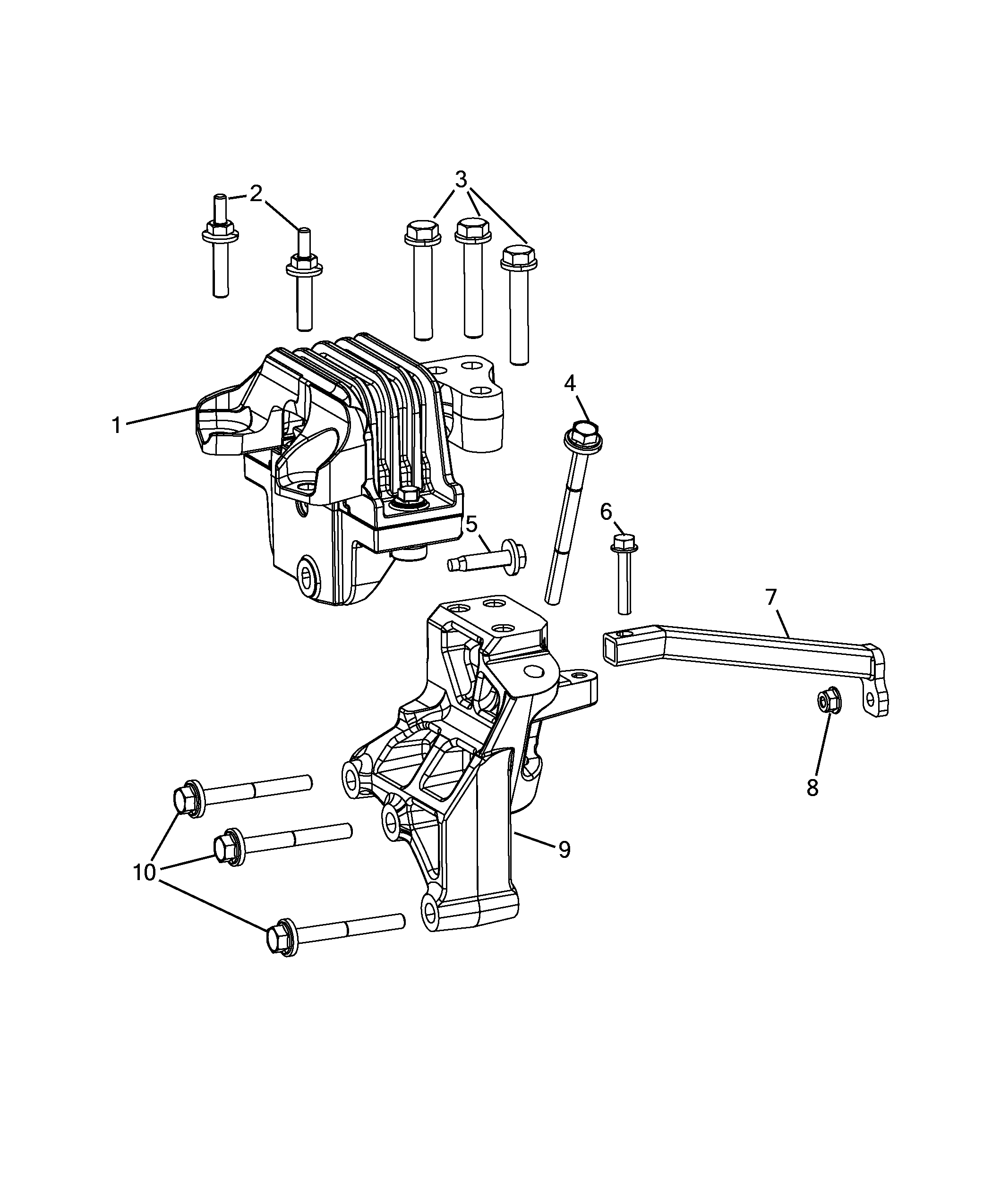 10003-010 ENGINE  SUPPORT