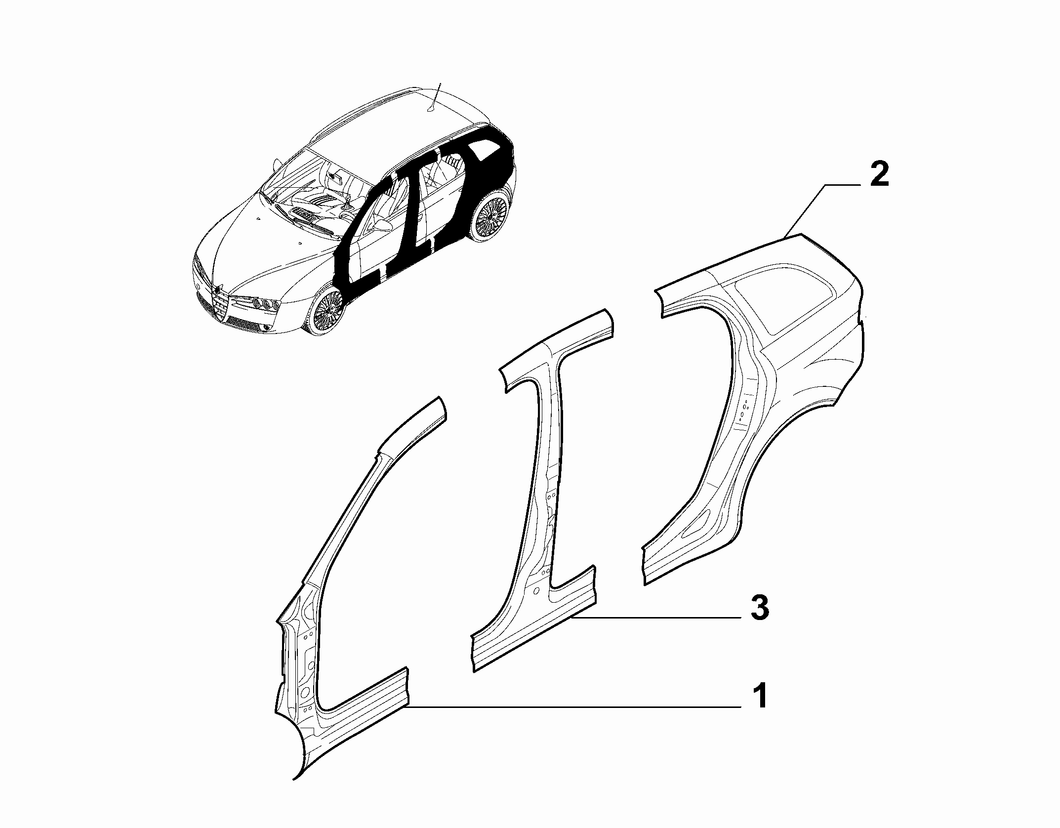 70019-025 SIDE PANEL (CENTRAL)