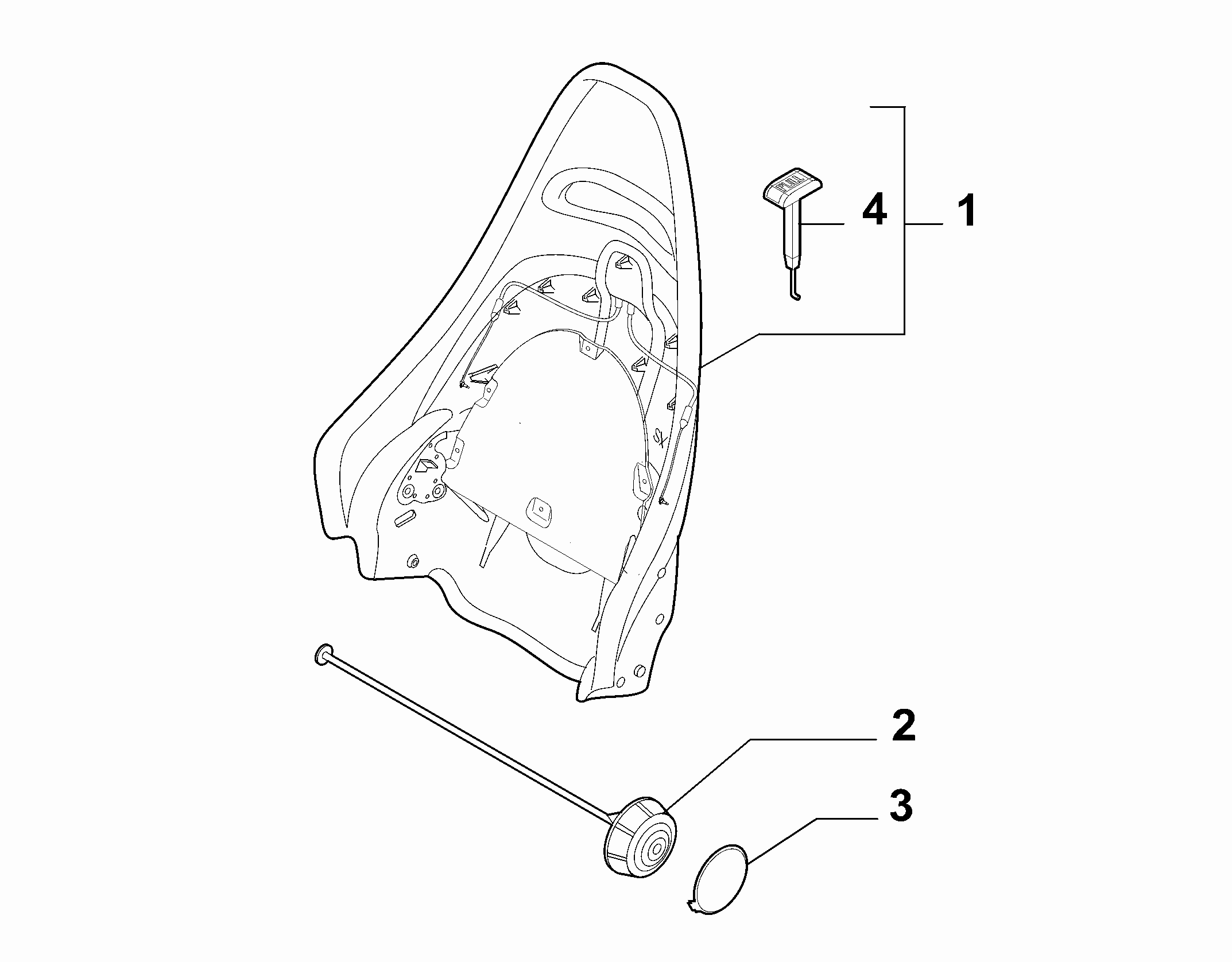 70601-020 FRONT SEAT FRAME