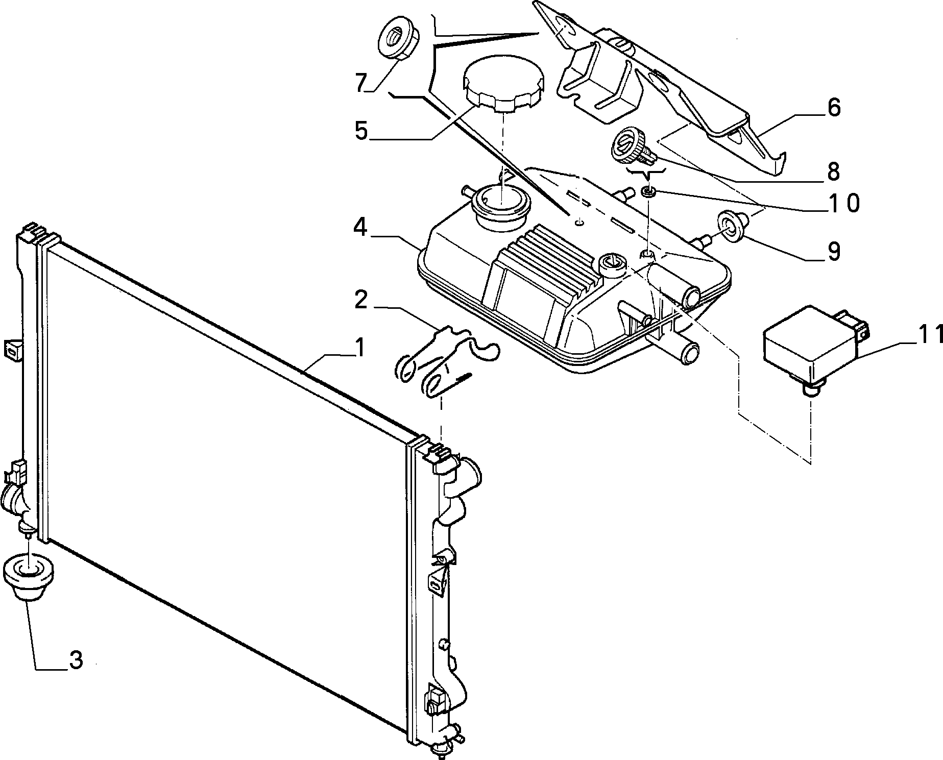 10401/00 РАДИАТОР И ТРУБОПРОВОДЫ