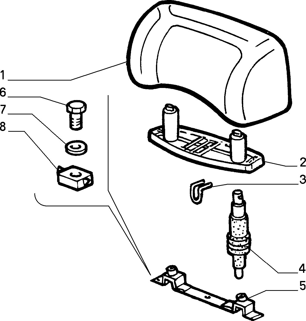 70613/00 REAR SEAT