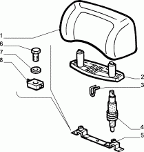 70613/00 REAR SEAT