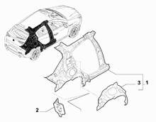 70004-010 REAR SIDE FRAME STRUCTURE