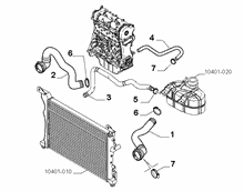 10401-030 RADIATOR PIPING