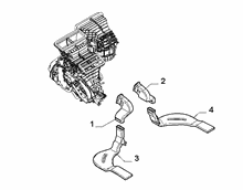 50101-070 REAR AIR DUCT