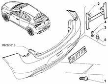70727-040 REAR PLATE CLAMPS