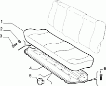 70613/00 REAR SEAT