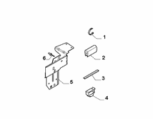 55527-020 DASHBOARD CABLE SET FASTENERS