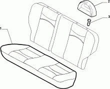 70615/02 REAR SEAT LINING