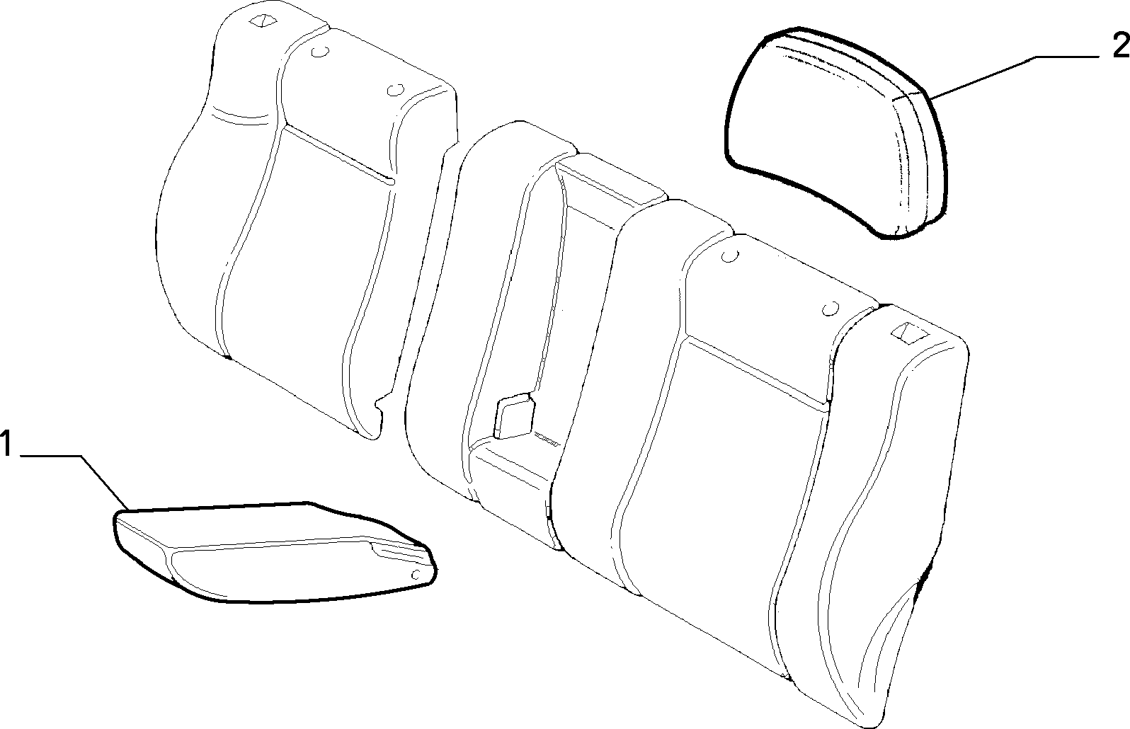 70615/01 REAR SEAT LINING