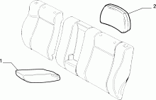 70615/01 REAR SEAT LINING