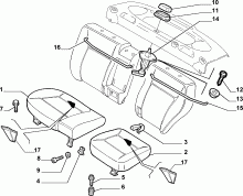 70613/01 REAR SEAT