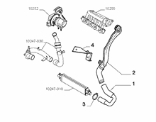 10247-020 COOLER PIPING SUCTION DUCT