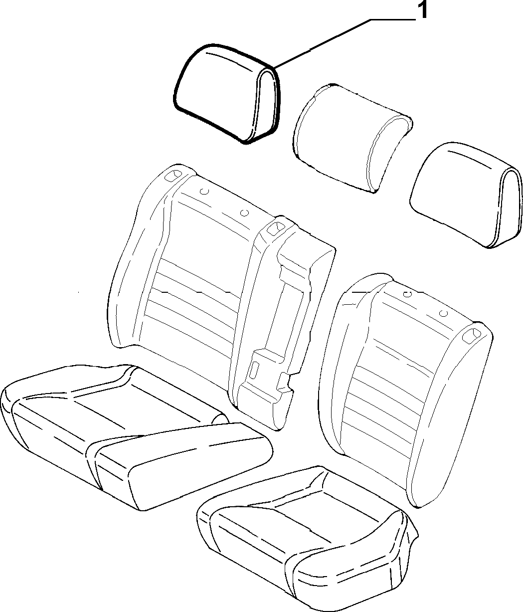 70615/02 REAR SEAT LINING