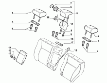 70613/01 REAR SEAT