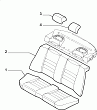 70615/00 REAR SEAT LINING