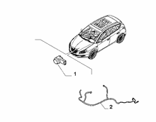 55501-050 REMOTE CONTROL FRONT PARKING SENSOR