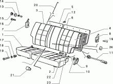 70613/01 REAR SEAT