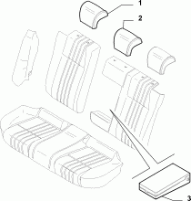 70615/02 REAR SEAT LINING