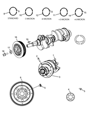 10103-010 ENGINE SHAFT AND HALF BEARING
