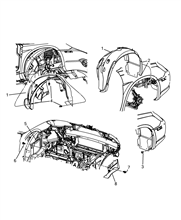 70723-010 WHEEL CARRIAGE COVER