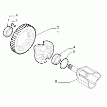 21220-010 GEARING AND HALF CRANKSHAFT