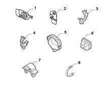 55527-030 PASSENGER COMPARTMENT AND REAR CABLE SET FASTENERS