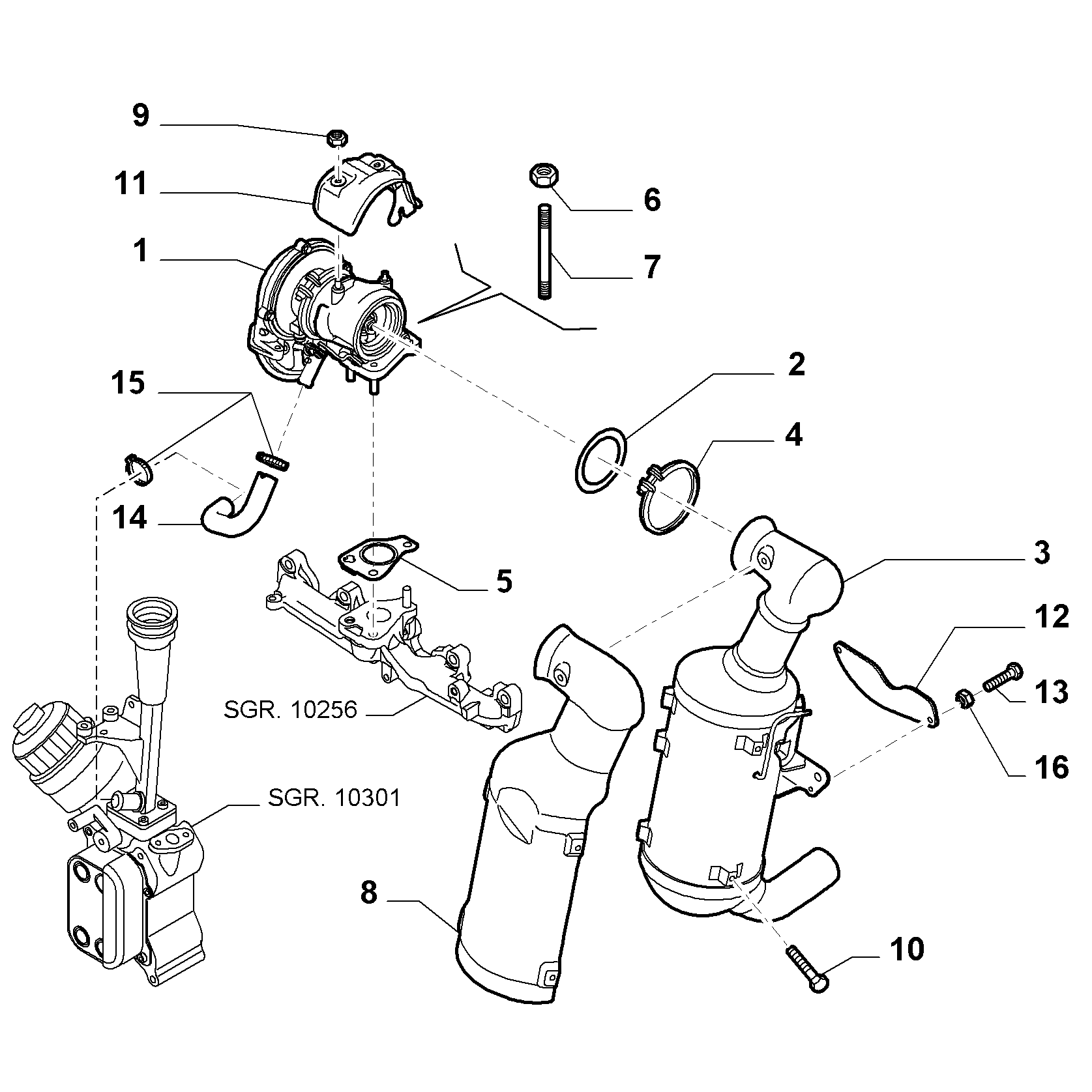 10252-010 TURBOCOMPRESSOR AND PRECATALYSER