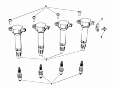 55101-020 SPARK PLUGS AND IGNITION CABLES