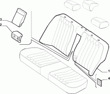 70615/00 REAR SEAT LINING 