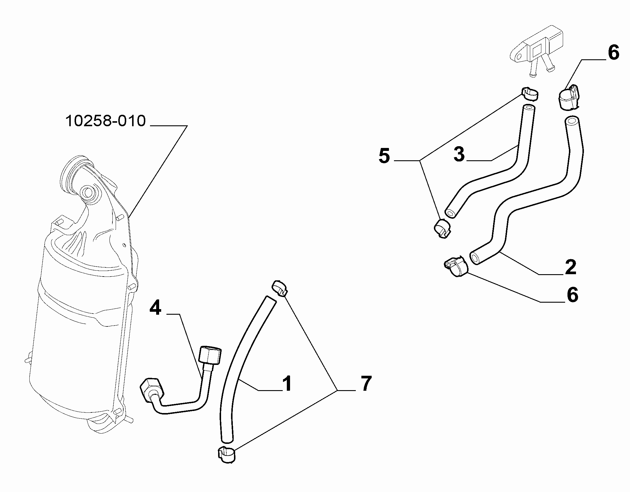 10260-020 PRESSURE SENSOR PIPING