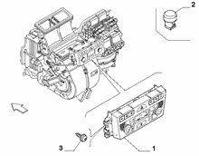 50101-020 HEATER/AIR CON