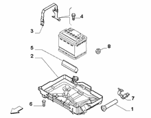 55300-030 BATTERY SUPPORT