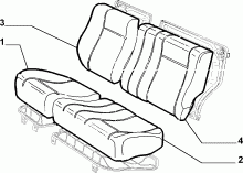 70613/02 REAR SEAT