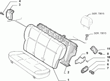 70613/10 REAR SEAT