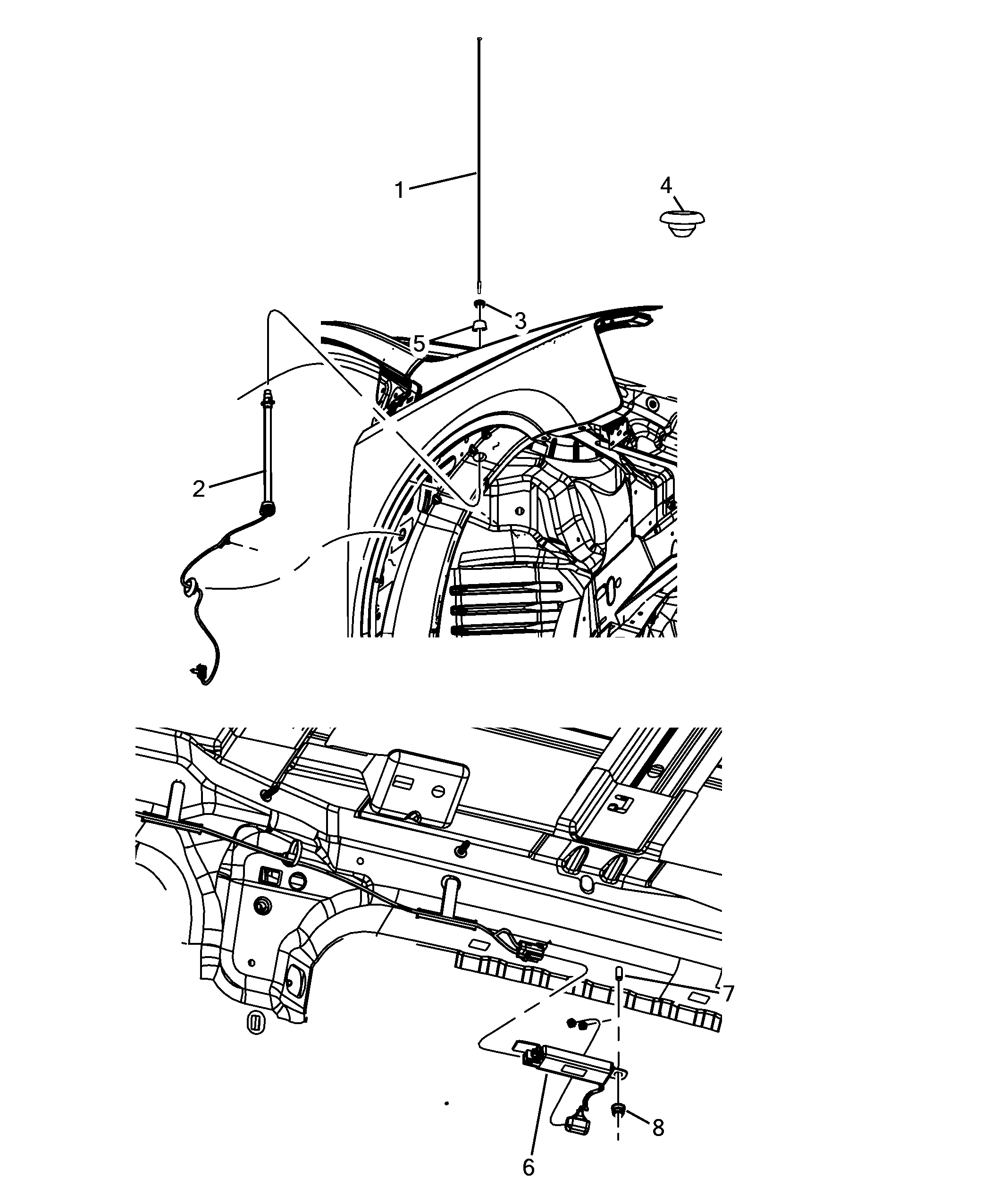 55521-030 AERIAL AND WIRING