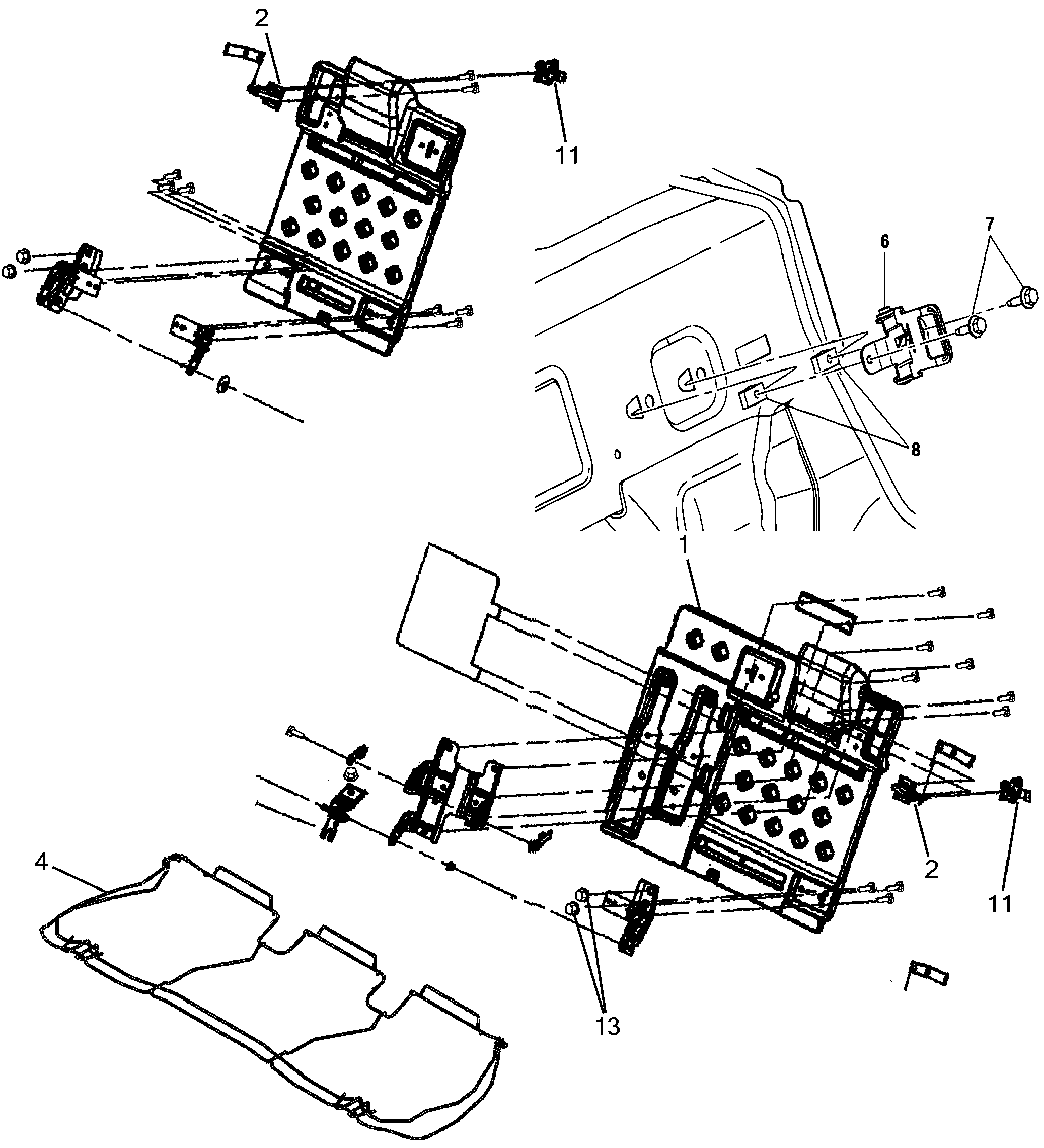 70613-020 REAR SEAT FRAME
