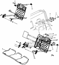 70613-020 REAR SEAT FRAME