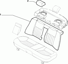 70615/00 REAR SEAT LINING