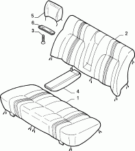70615/01 REAR SEAT LINING