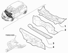 70002-040 INSTRUMENT PANEL WALL 