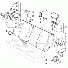 70613/01 REAR SEAT