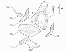 70601-020 FRONT SEAT FRAME