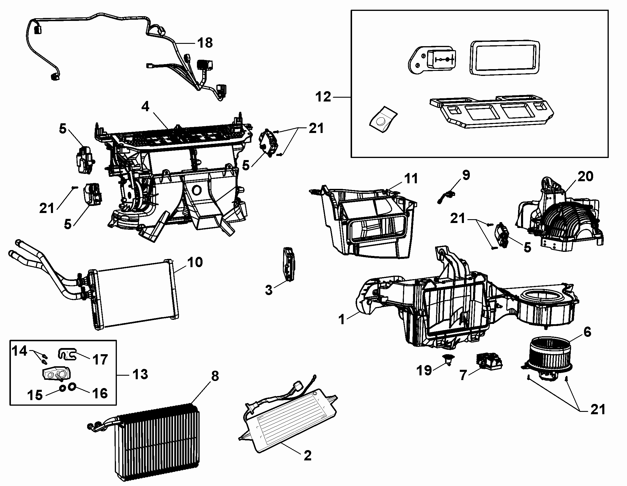 50101-010 HEATER/AIR CON