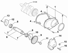 10103-040 COUNTER-ROTATING SHAFT UNIT