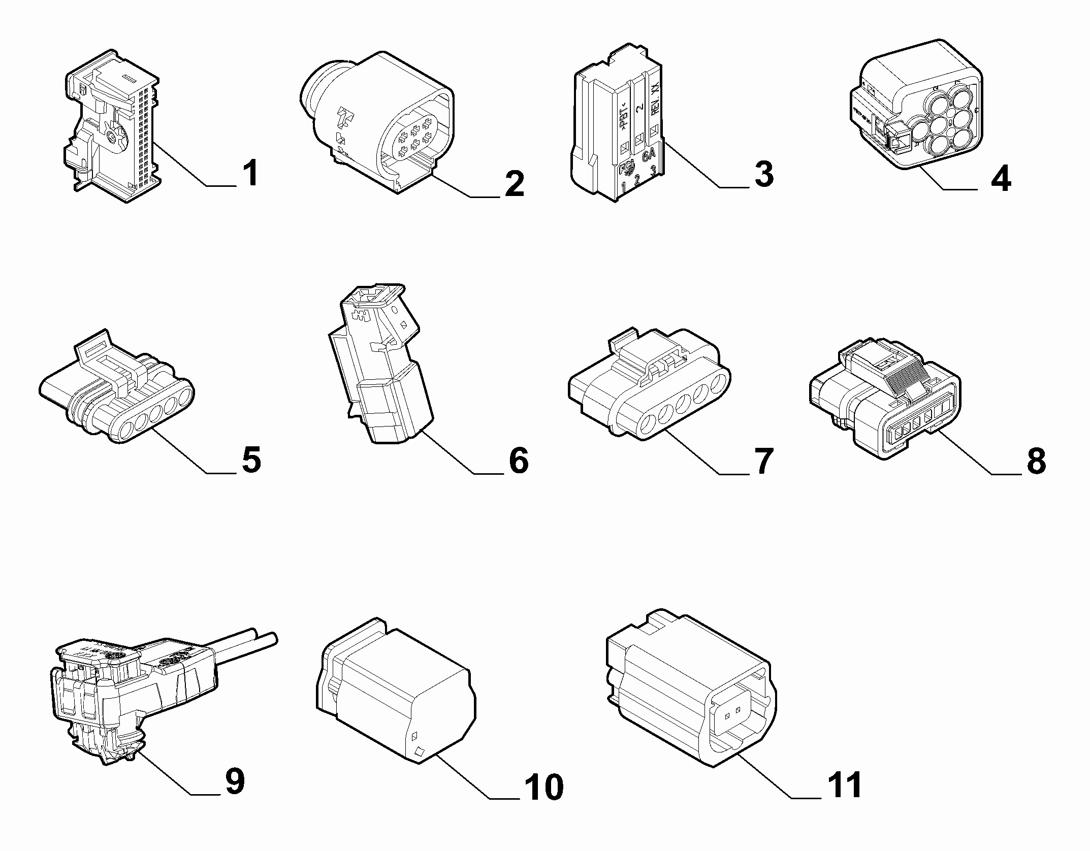 55528-010 CABLE ASSEMBLY CONNECTORS