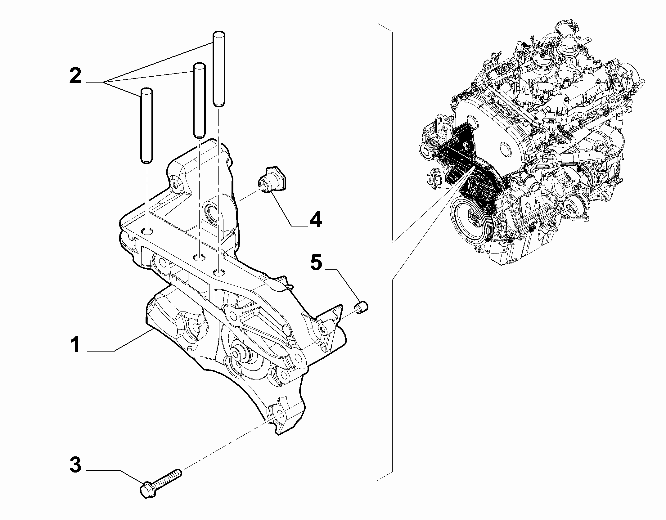 10003-010 ENGINE  SUPPORT