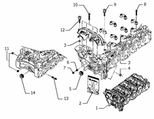 10101-020 CYLINDER HEAD AND GASKETS